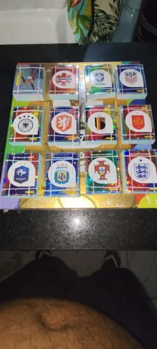 Álbum capa dura ouro completo (para colar) copa do mundo 2026 Fifa