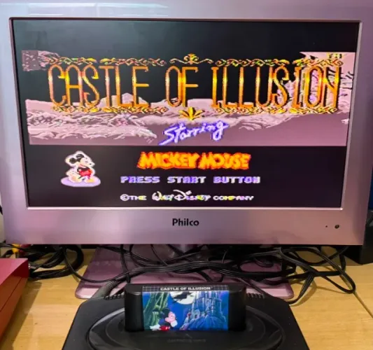 Jogo Castle Of Illusion Mickey Mega Drive Original Tec Toy