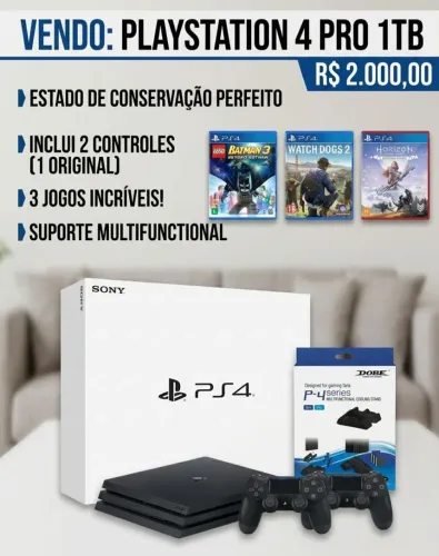 Vendo ou troco ps4 pro 