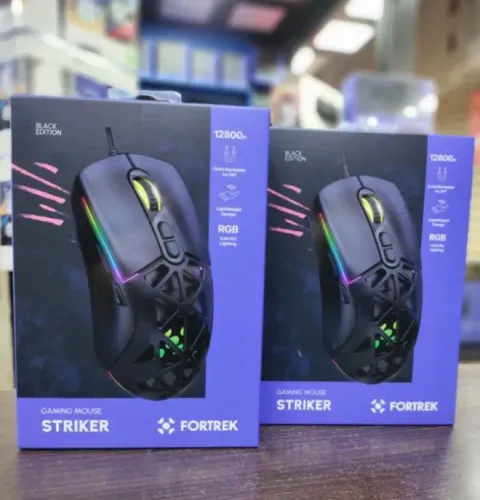 MOUSE GAMER RGB STRIKER FORTREK