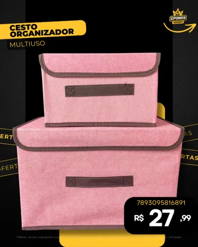 CESTO ORGANIZADOR MULTIUSO