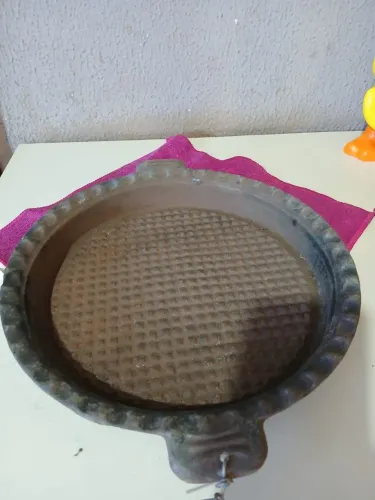 Forma de ferro fundido redonda