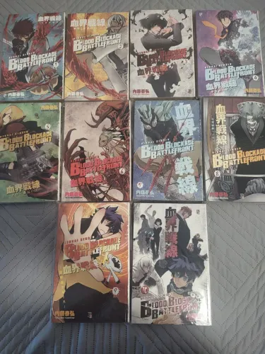 Blood Blockade Battlefront Completo Volumes 1 a 10