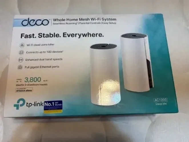 Roteador Deco M4 rede mesh 5Ghz (Kit 2 unidades)
