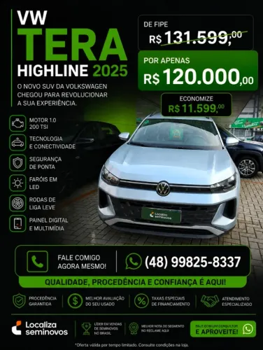 Volkswagen Tera High 1.0 170 TSI Flex 12V 5P AUT 2026