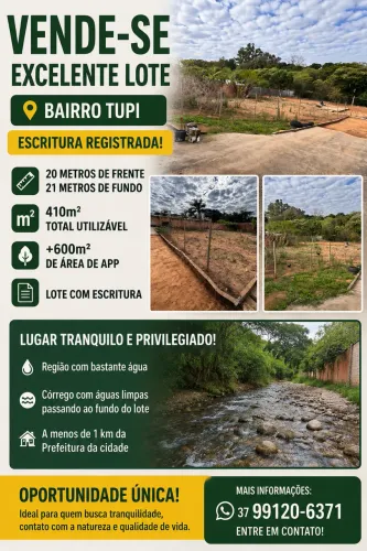 Vendo excelente lote em Carmo do cajuru