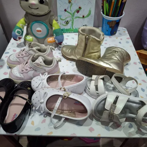 Lote calçado menina tamanho 24 nike,pampili