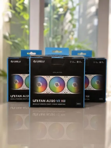 3 Kits de 3 Ventoinhas Lian Li AL 120 V2 (Lacrado)