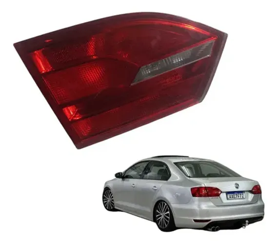  Lanterna Traseira Tampa Esquerda Vw Jetta 2011 2012 A 2015  Esquerdo/motorista Vermelho