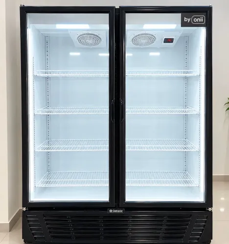 Expositor vertical refrigerado Gelopar 2 portas