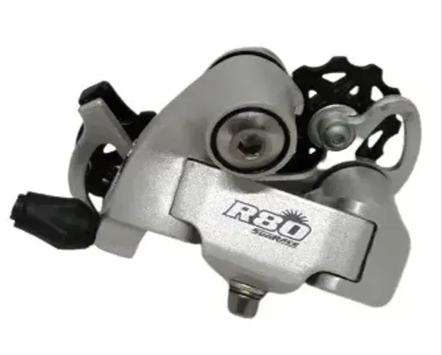 BICICCLETA SPEED - Câmbio Traseiro Sun Race R80 Polido para 8 Velocidades