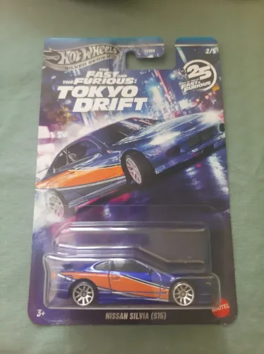 Hot Wheels Silver Series 25 anos Velozes e Furiosos Nissan Silvia S15 Monalisa