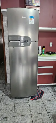 Geladeira inox consul
