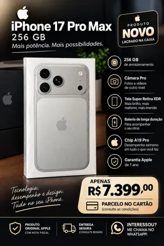iPhone 17 Pro max 256