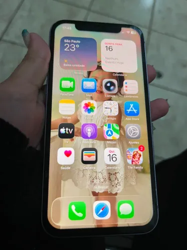 Vendo iPhone 12 lilás de 128gb
