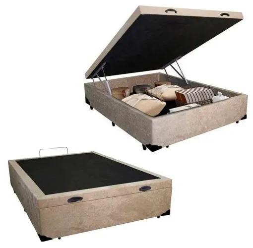 Base Box Casal com Baú PRONTA ENTREGA