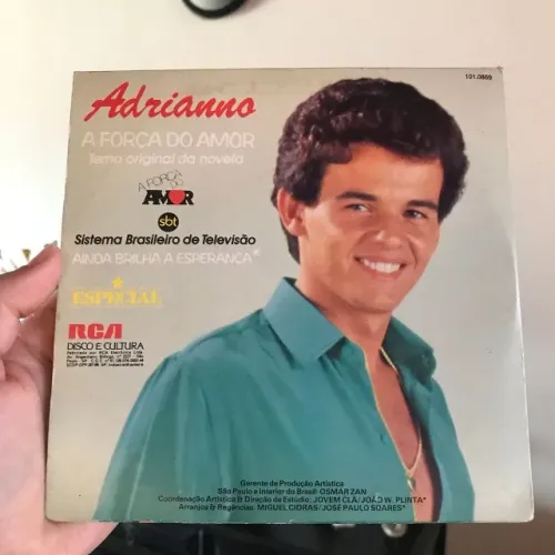 vinil compacto adrianno a força do amor rca