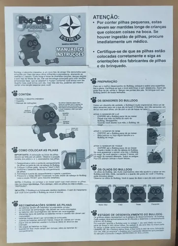 Manual Original - Poo-Chi Bulldog - anos 2000