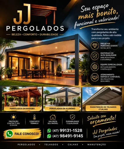 pergolados e telhados