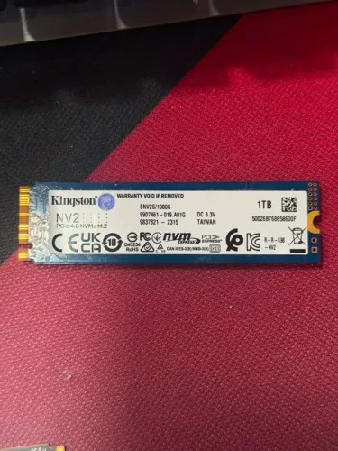 SSD NVME 1TB Kinston PCi 4.0 NV2!