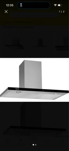 Coifa parede slim touch inox suggar 
