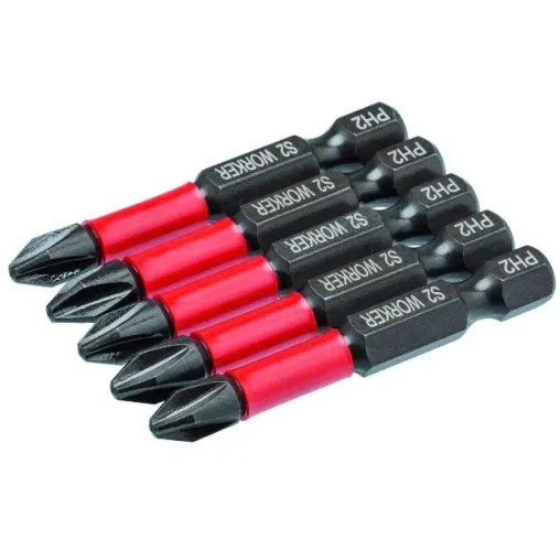 JOGO DE 5 PONTEIRAS BITS PHILIPS PH2 WORKER
