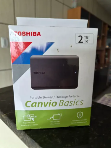 HD Externo Toshiba 2TB NOVO 3.0