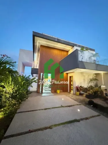 Casa de luxo em condomínio exclusivo de Salvador-BA, Alphaville 2, com 4 quartos, 4 suítes