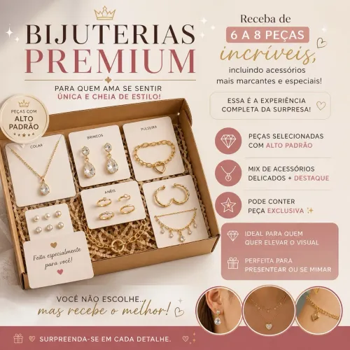 Caixa Surpresa de Bijuterias