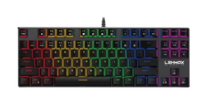 Teclado Lehmox mecânico e mouse gamer