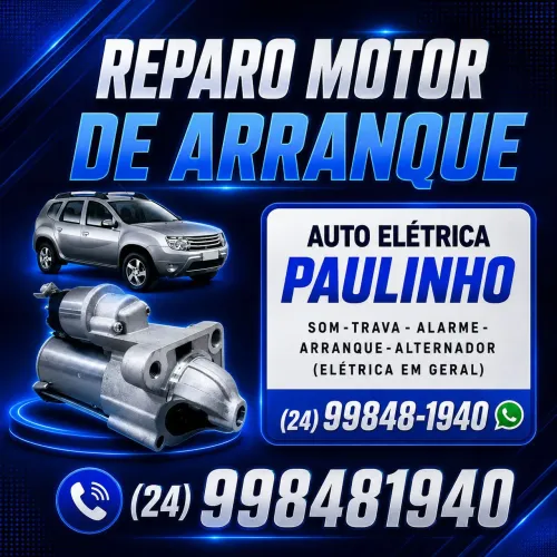 REPARO MOTOR DE ARRANQUE - VOLTA REDONDA