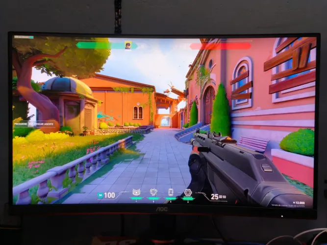 PC GAMER AMD RYZEN 5 9600 X PLACA RX 9060 E MONITOR TELA CURVA LEGEND 27 POL