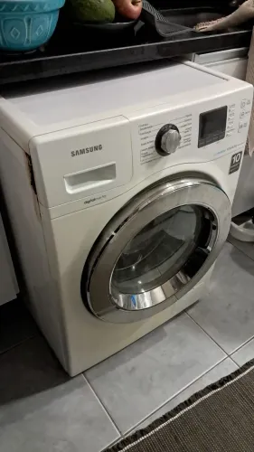 Lava e seca samsung eco bubble 8,5kg com defeito