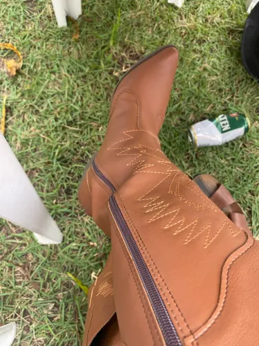 Bota texana tam 38 seminova