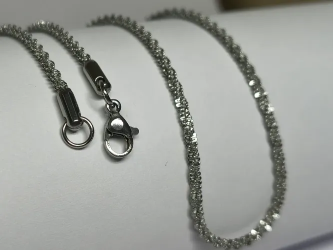 Colar aço inoxidável diamantado estrela 60cm não e ferruja