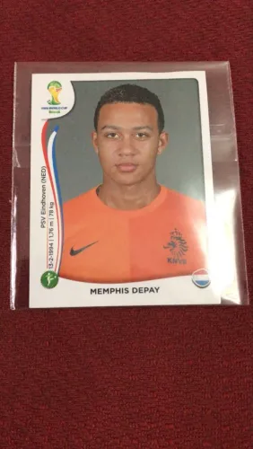 Figurinha Memphis Depay Copa 2014 Rookie Novinha!