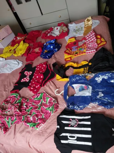Kit mêsversario menina 12 peças 