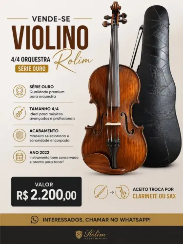 Violino Rolim orquestra