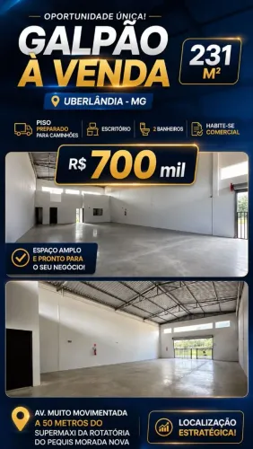 Barracão oportunidade permuta carros !! Comercial