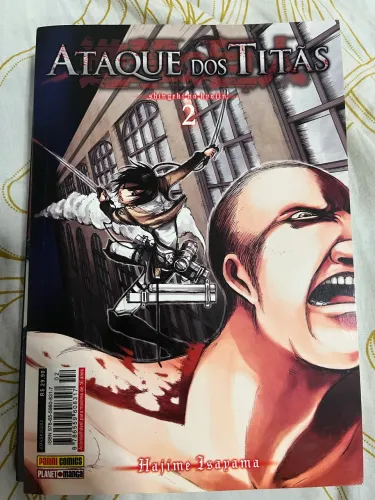 Vendo mangá attack on titan vol. 1 e vol. 2