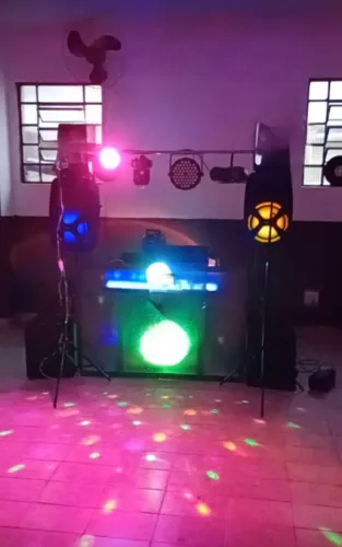 Equipamento de som completo para festaa