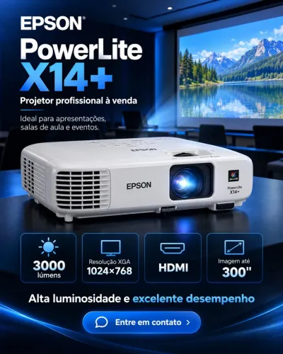 Projetor Epson PowerLite X14+