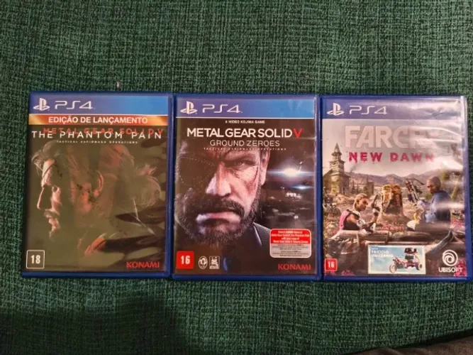 COMBO PS4 - METAL GEAR V, GROUNDS E FALLOUT 4