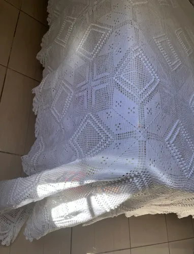 Colcha em crochê casal