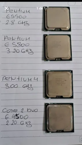 Processadores Intel<br>Todos funcionando <br>25 Reais a unidade