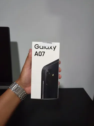 Samsung Galaxy A07 128GB Preto - Novo Lacrado