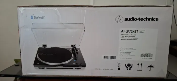 Toca-discos Audio-Technica AT-LP70XBT-BS - Bluetooth/ e RCA
