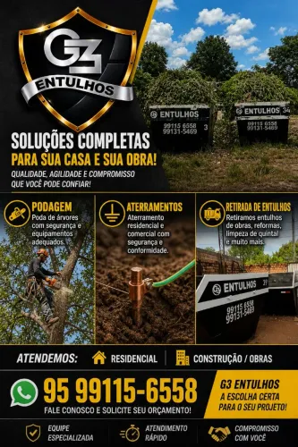 Aterramento, limpeza residêncial e contrução- obras e Podagem.