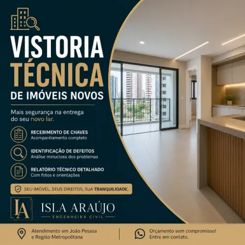 Vistoria Técnica de Imóveis | Engenheira Civil