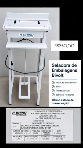 Seladora de embalagens 